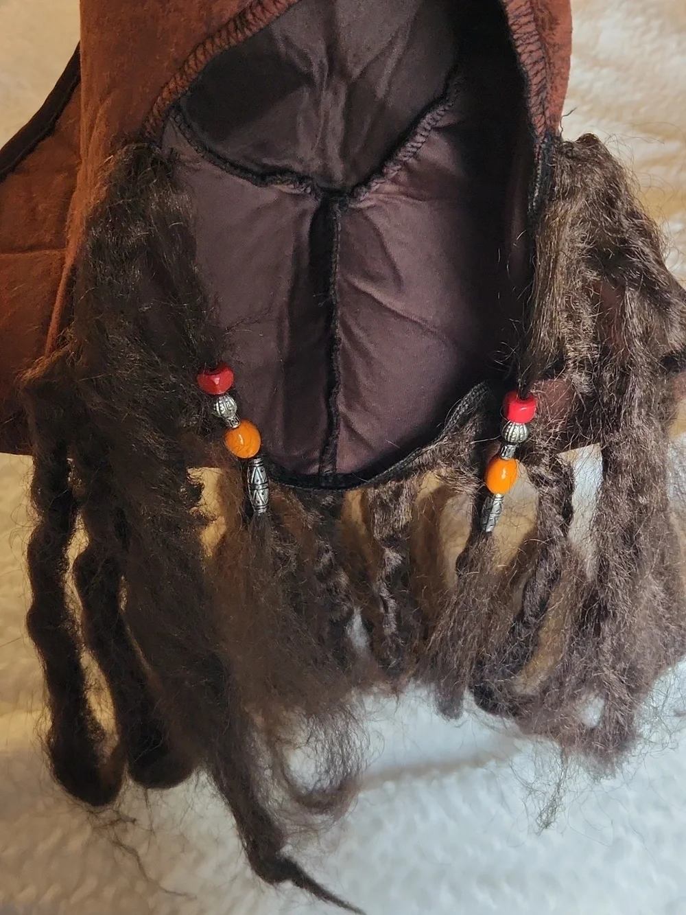 Soft Pirate's Hat With Dread Locks